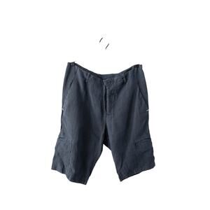 Transit Uomo Linen Cargo Shorts 11" Inseam Men's Size XS
